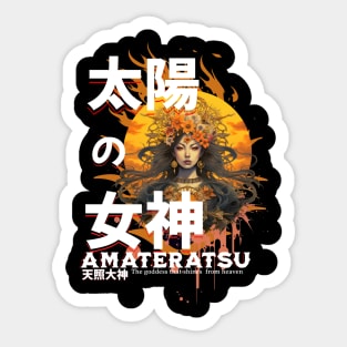 Amaterasu - simple Tee Sticker